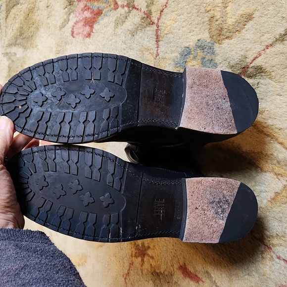 FRYE Nathalie black leather boot, 9.5 B - Picture 8 of 12